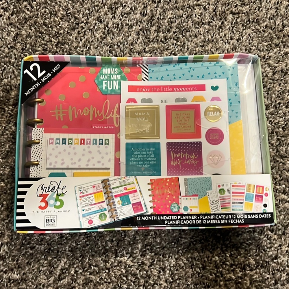 Undated planner